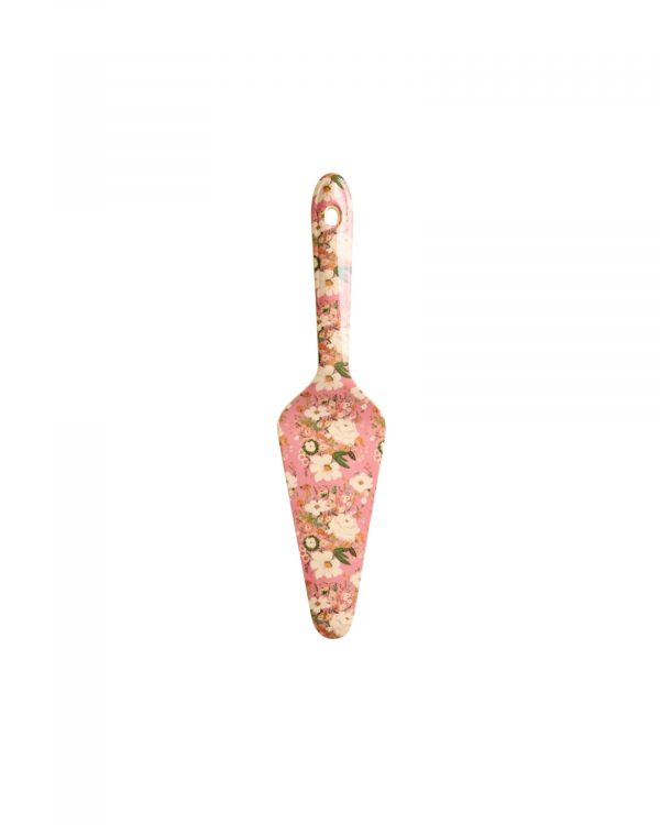 Pelle à Tarte Fleurs Roses