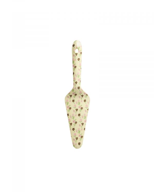 Pelle à Tarte Fleurs Beige