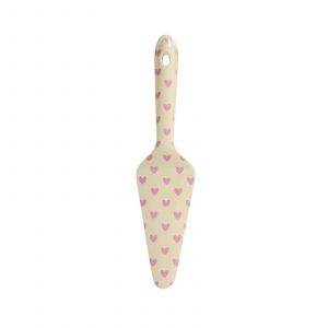 Pelle à Tarte Coeurs Rose