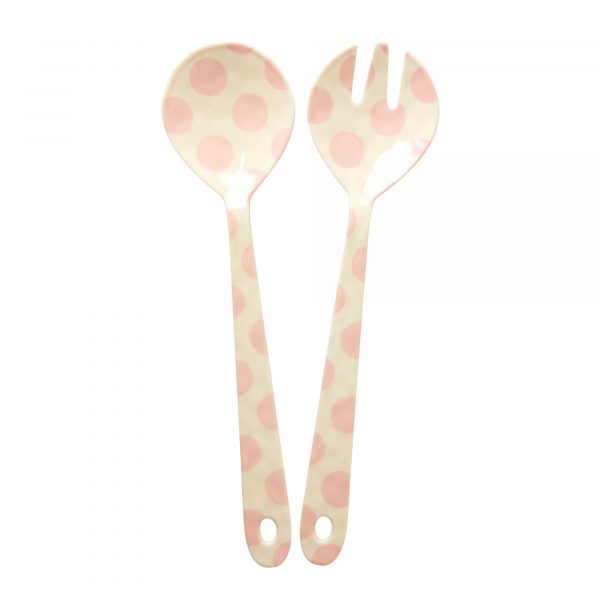 Couverts à salade - Rose clair