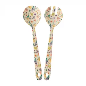 Couverts à salade – Fleurs