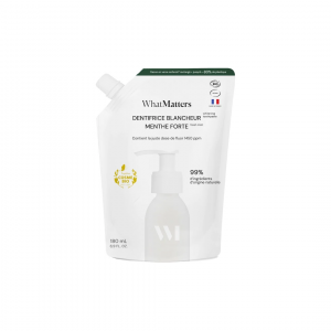 Recharge Dentifrice Menthe Forte 180 ml – What Matters