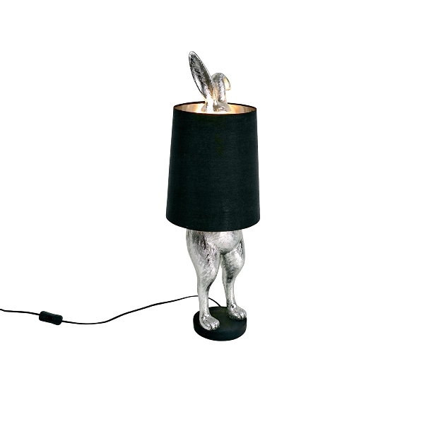 Lampe Lapin Caché Argent – Image 3