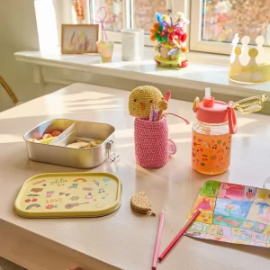 Gourde – Jaune/Rose – Licorne