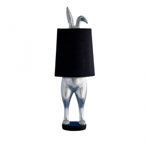 Lampe Lapin Caché Argent