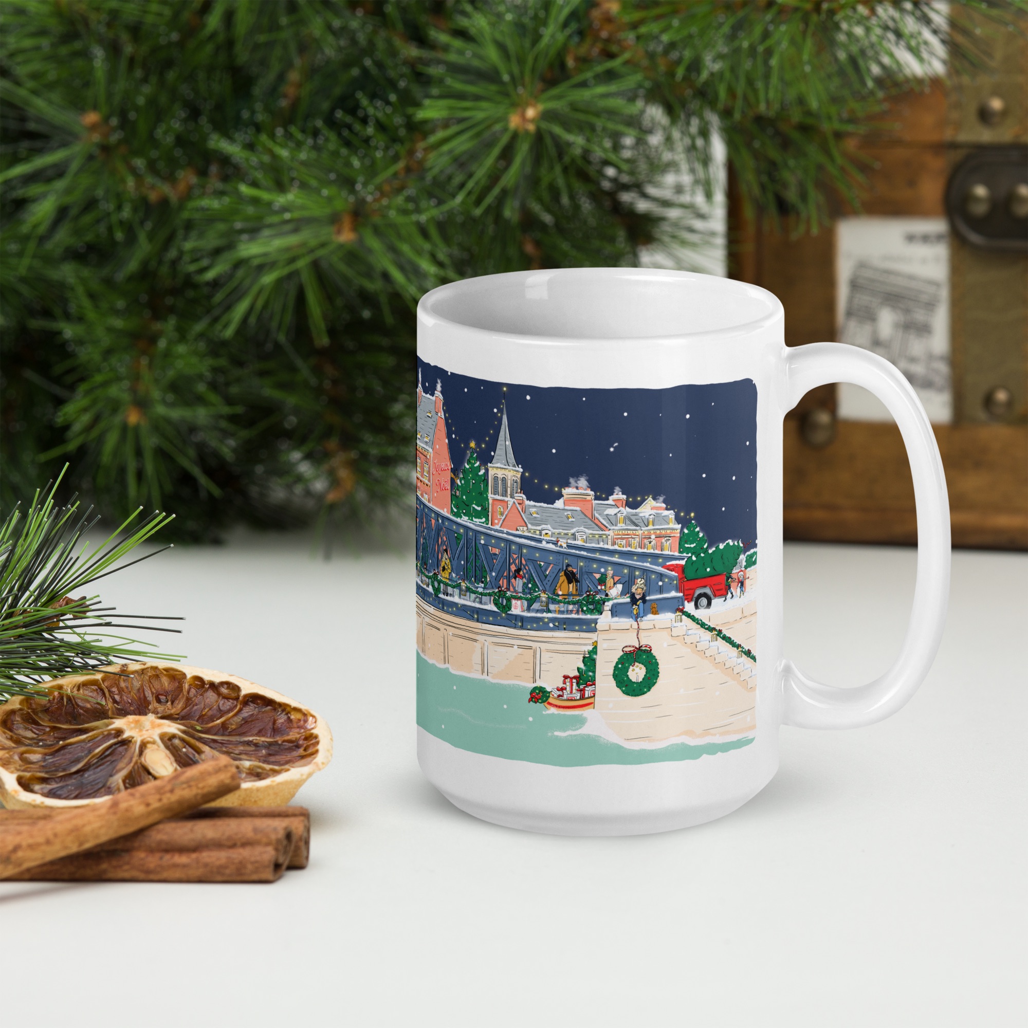 Mug Pont Colbert de Noël – Image 2