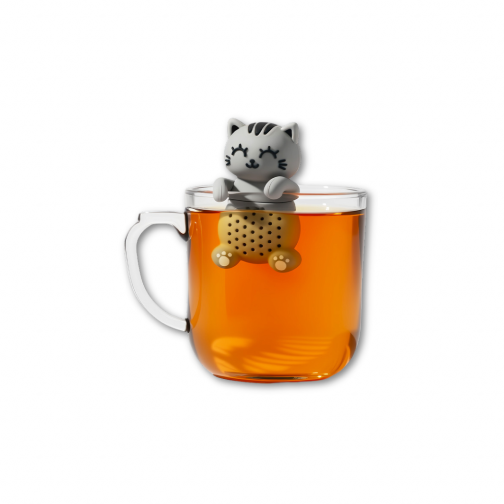 Infuseur à Thé – Chat Gris