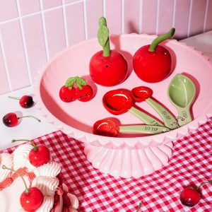 Salière et poivrière Cerises