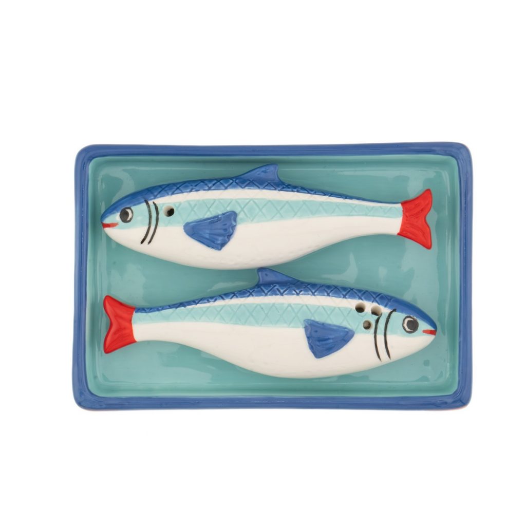 Salière et poivrière Sardines