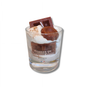 Bougie Gourmande – Mousse au Chocolat blanc