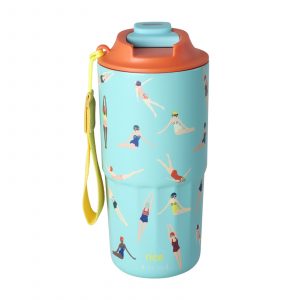 Grand Inox Gobelet thermos – Bleu – Retro