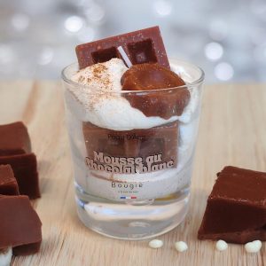 Bougie Gourmande – Mousse au Chocolat blanc