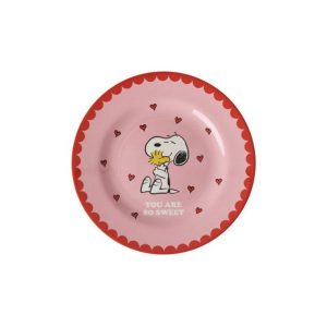 Assiette Melamine Snoopy Rose
