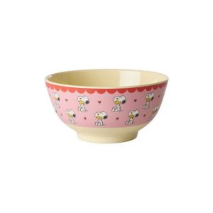 Bol Snoopy Melamine Rose – Medium – 700 ml