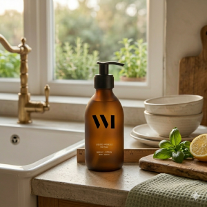 Flacon Liquide Vaisselle – Basilic Citron – WhatMatters