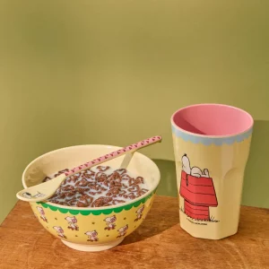 Bol Snoopy Melamine Roller Jaune – Medium – 700 ml