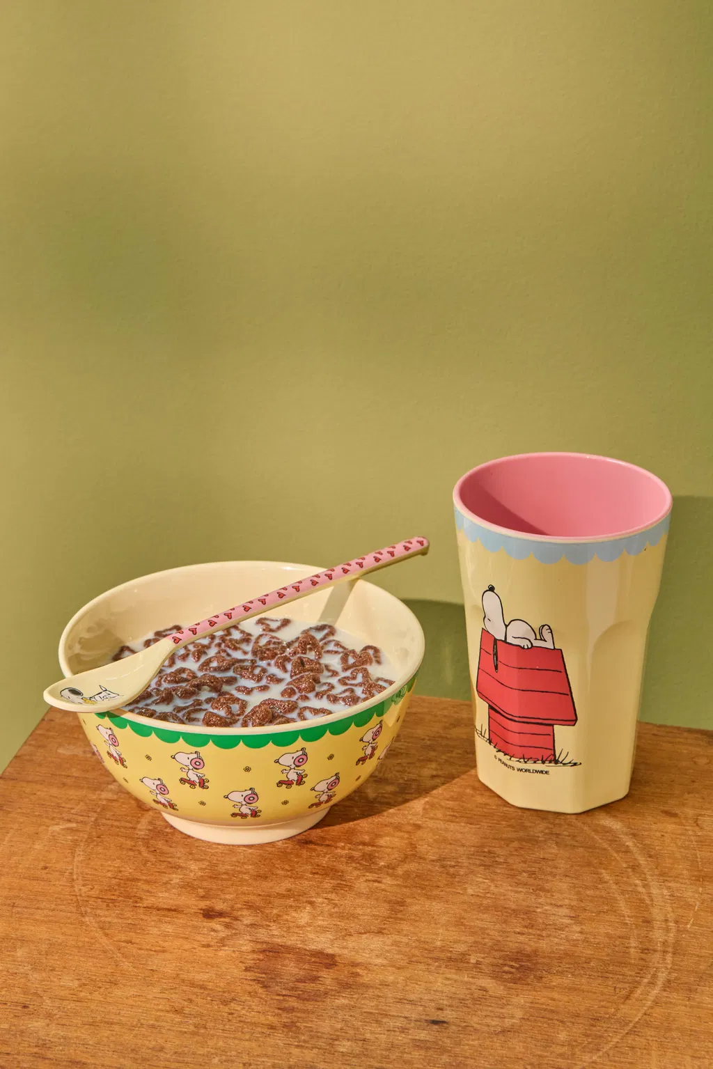 Bol Snoopy Melamine Roller Jaune - Medium - 700 ml – Image 2
