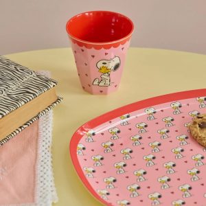 Bol Snoopy Melamine Rose – Medium – 700 ml