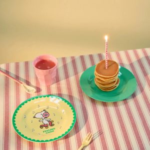 Assiette Melamine Snoopy Roller Jaune