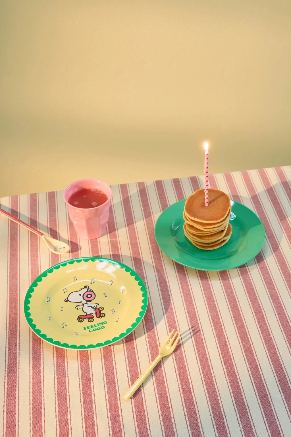 Assiette Melamine Snoopy Roller Jaune – Image 2