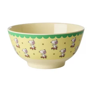 Bol Snoopy Melamine Roller Jaune – Medium – 700 ml