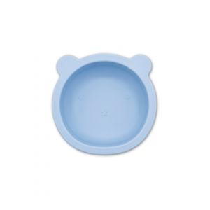 Bol Ours Silicone Bleu