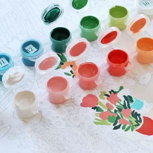 Coffret peinture au numéro – Flower Market