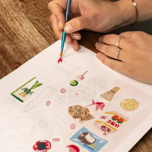 Coffret peinture au numéro – Week-end à Tokyo