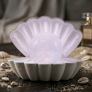 Lampe coquillage nébuleuse