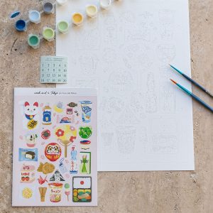 Coffret peinture au numéro – Week-end à Tokyo