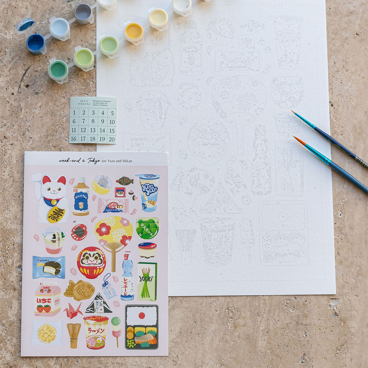 Coffret peinture au numéro - Week-end à Tokyo – Image 2