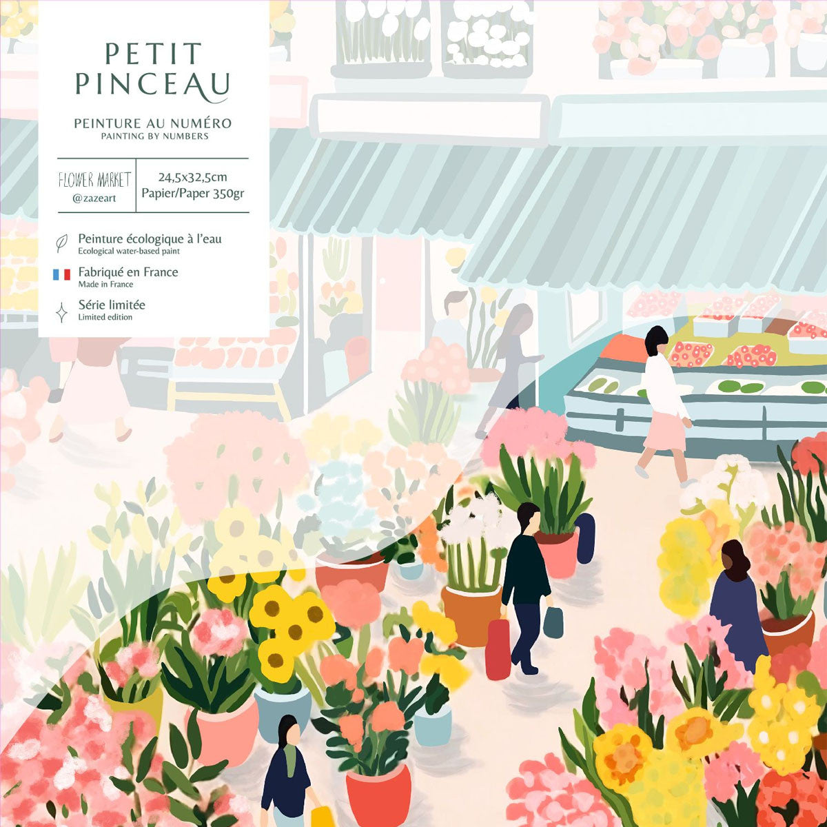 Coffret peinture au numéro - Flower Market – Image 6