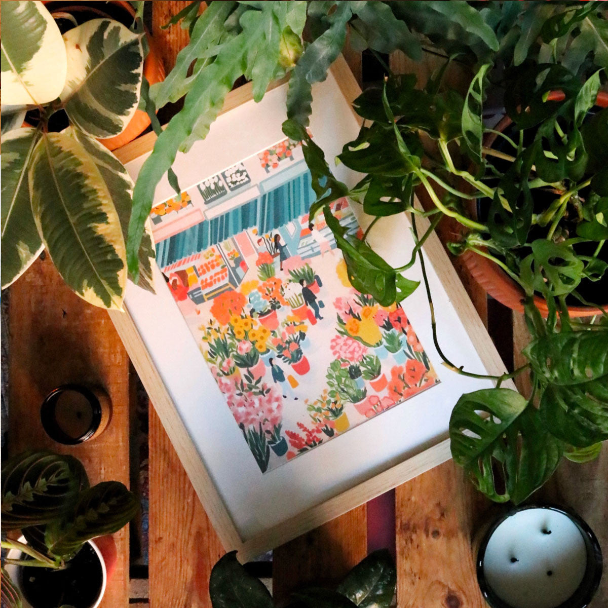 Coffret peinture au numéro - Flower Market – Image 3