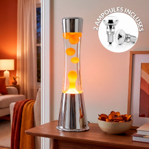 Lampe Lave Orange
