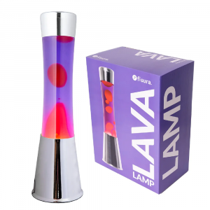 Lampe Lave Violette et Rouge