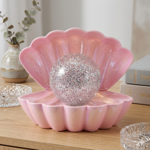 Lampe coquillage Rose