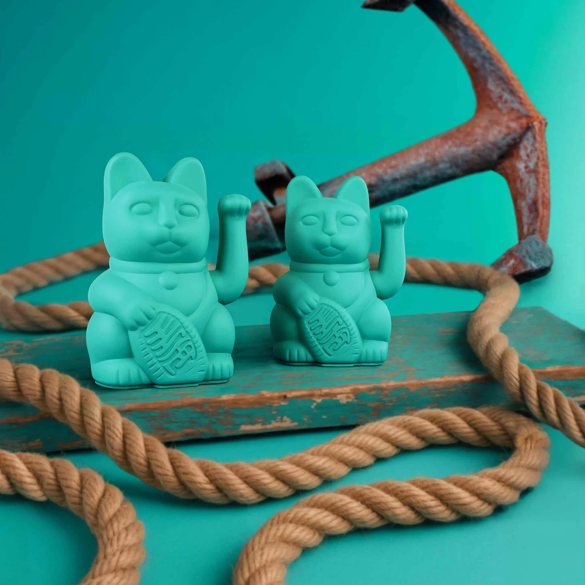 Lucky Cat Turquoise – Image 2