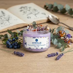 Bougie XS Fleurs – Myrtille