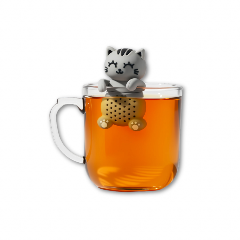 Infuseur à Thé – Chat Gris