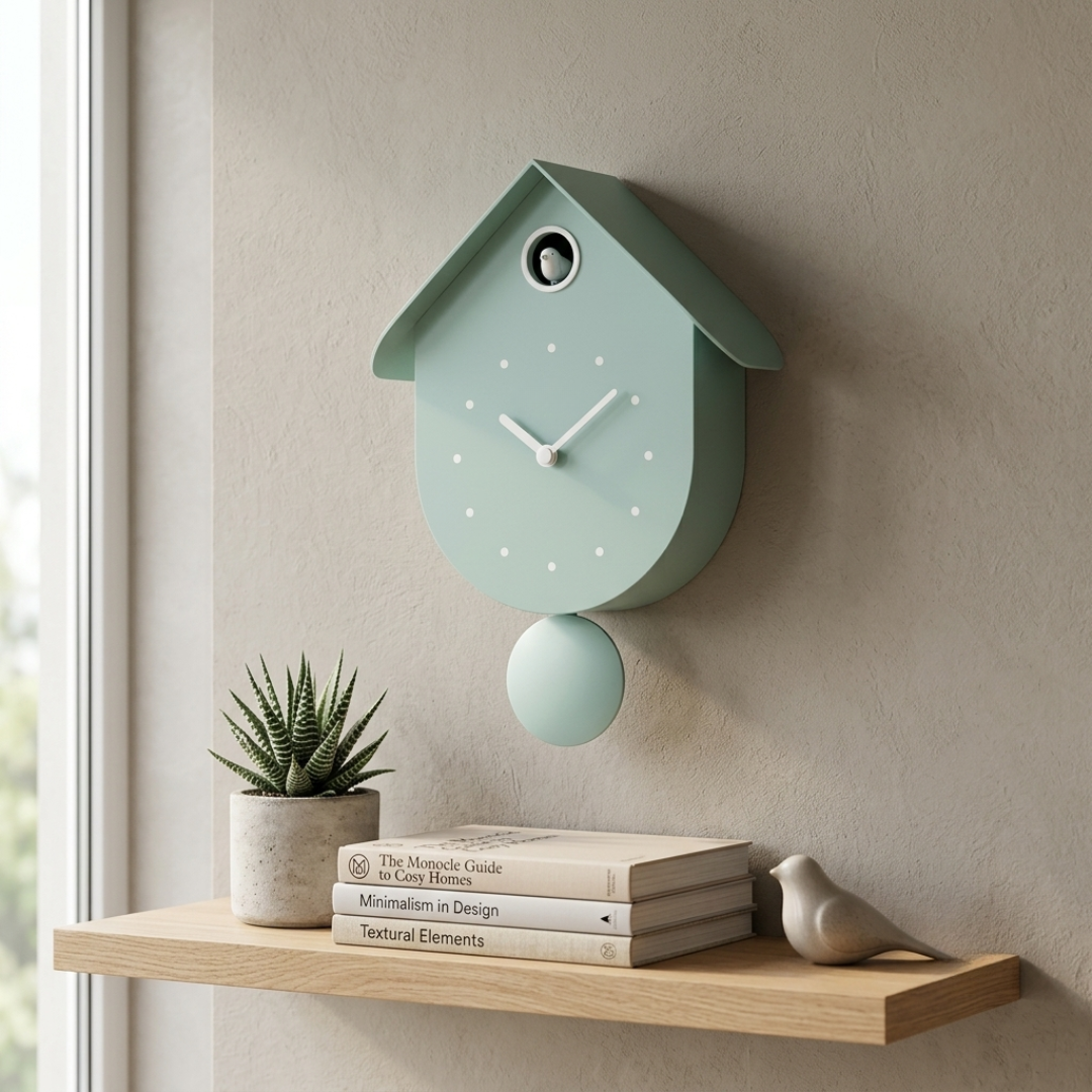 Horloge Cuckoo - Vert d'eau – Image 2
