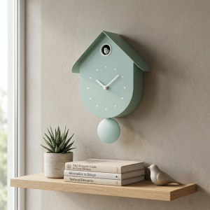 Horloge Cuckoo – Vert d’eau