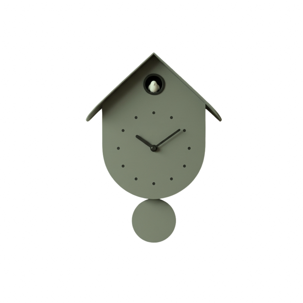 Horloge Cuckoo – Vert Olive
