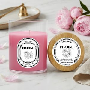 Bougie Pot – Pivoine