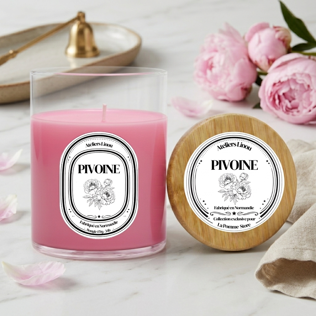 Bougie Pot - Pivoine – Image 2