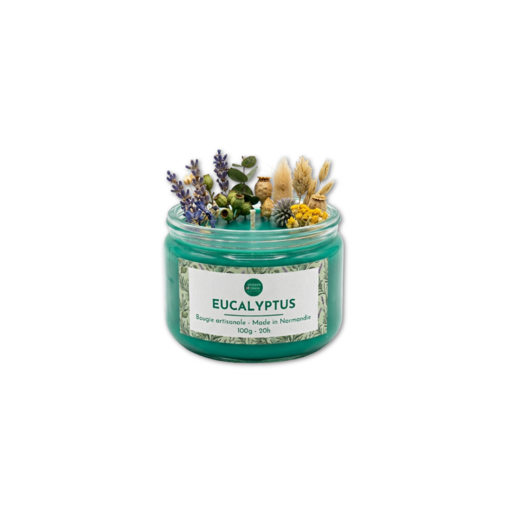 Bougie XS Fleurs – Eucalyptus Lavandin