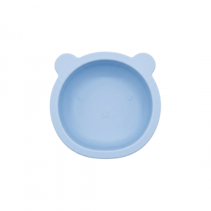 Bol Ours Silicone Bleu