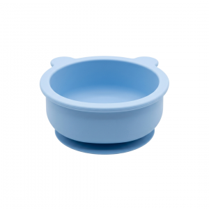 Bol Ours Silicone Bleu