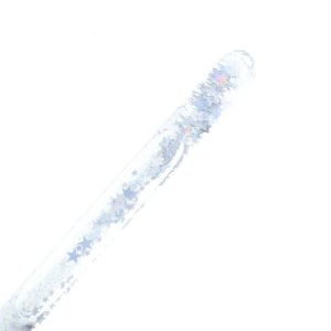 Baguette magique à paillettes liquide Argent