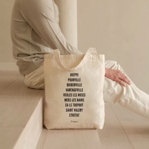 Totebag Dieppe et Cie – Ecriture Noire