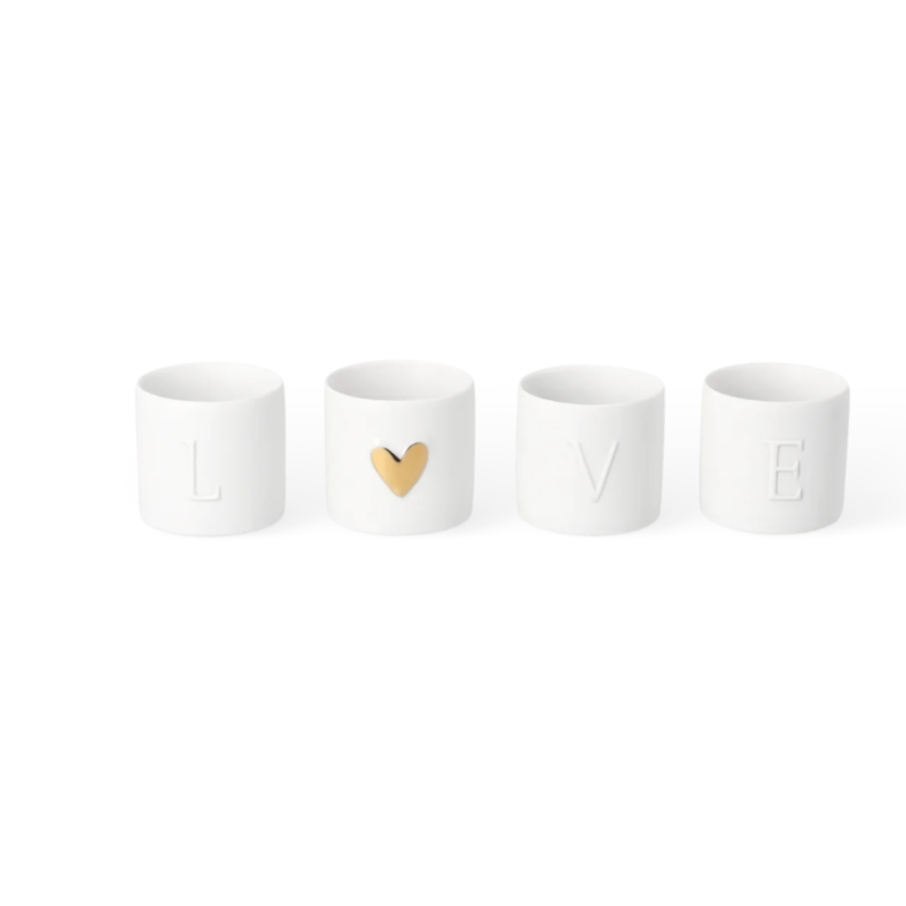Set de lumières Love – Lot de 4 pièces